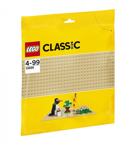 LEGO 10699 Classics: Sandfarbene Grundplatte