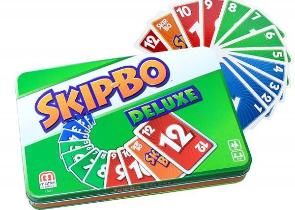 Mattel - Skip-Bo Deluxe, Kartenspiel