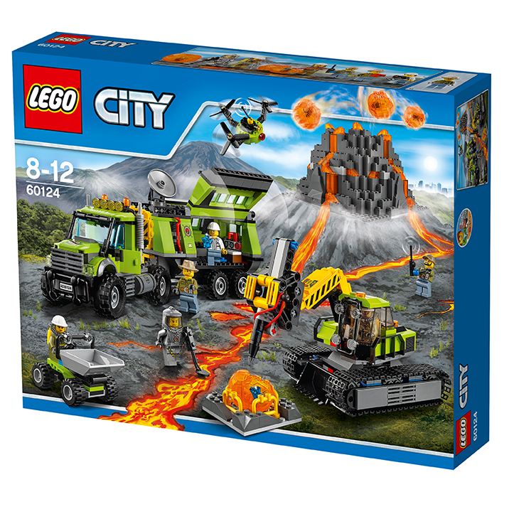 Retfærdighed Hilse Mand LEGO City 60124 - Vulkan-Forscherstation | Spielando Spielwaren Online