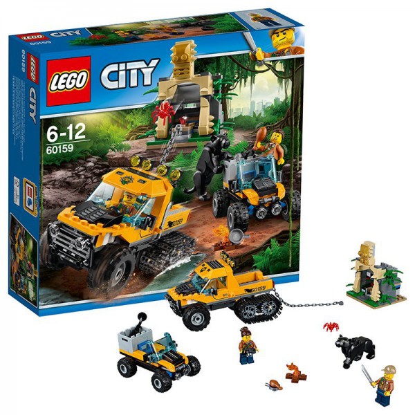 LEGO City 60159 - Mission mit dem Dschungel-Halbkettenfahrzeug